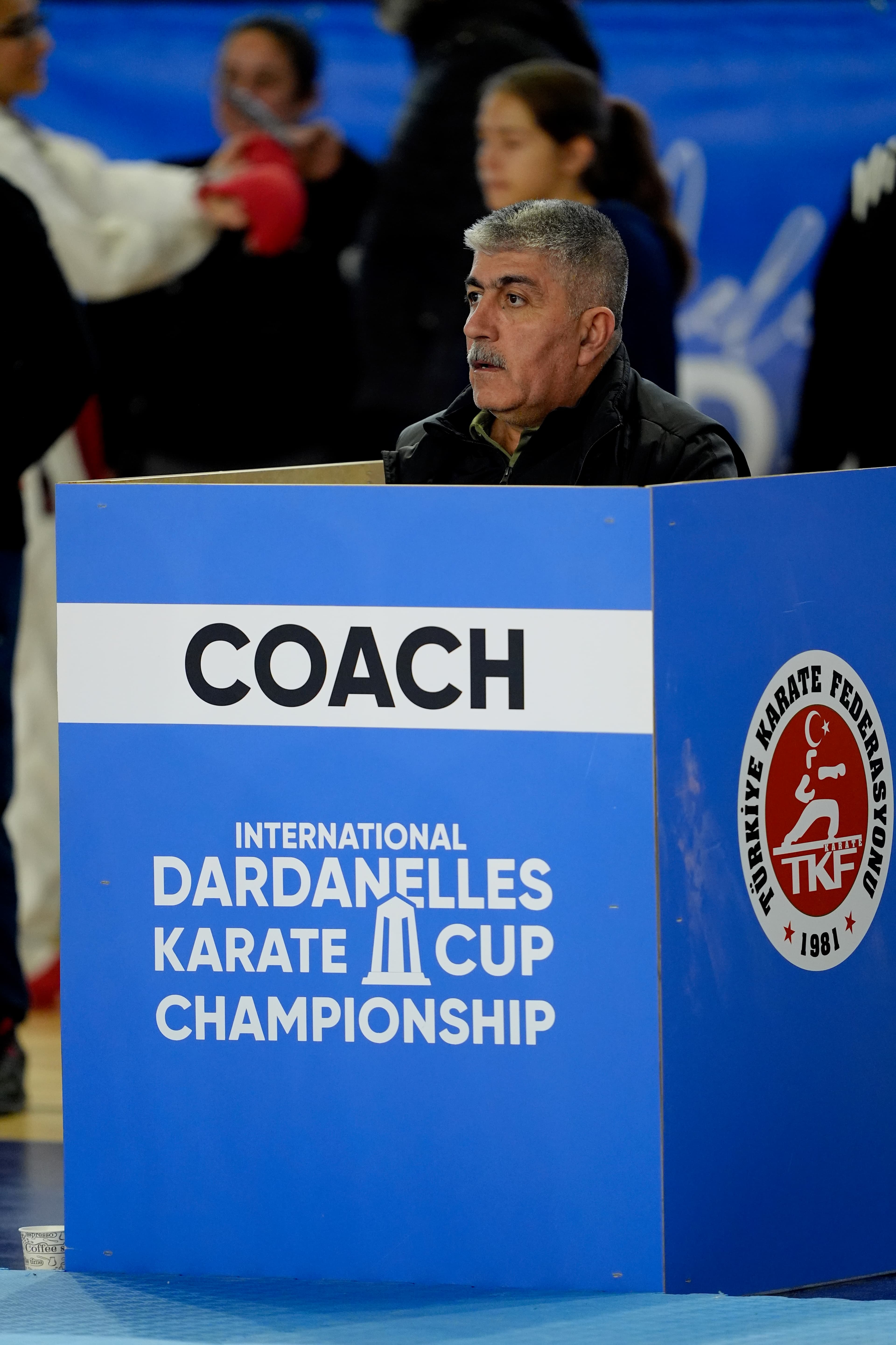 Coach reacting from the coach box, Dardanelles Cup 2025